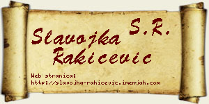 Slavojka Rakićević vizit kartica